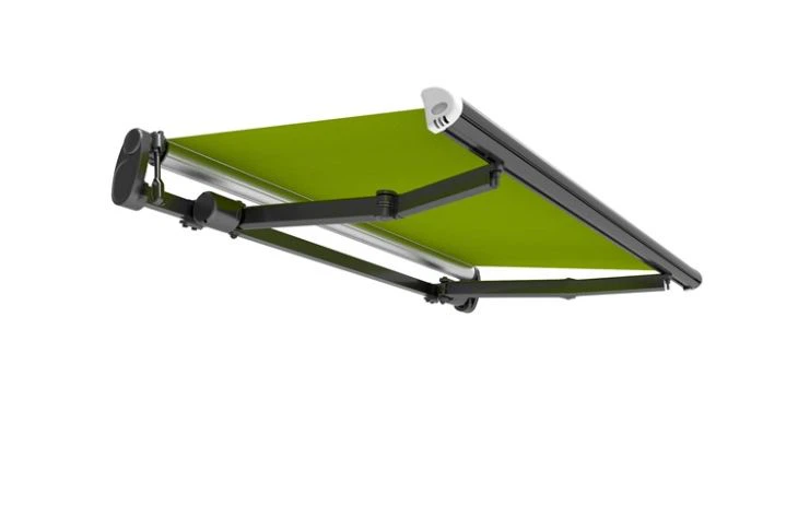 Retractable-arm-shop-awning