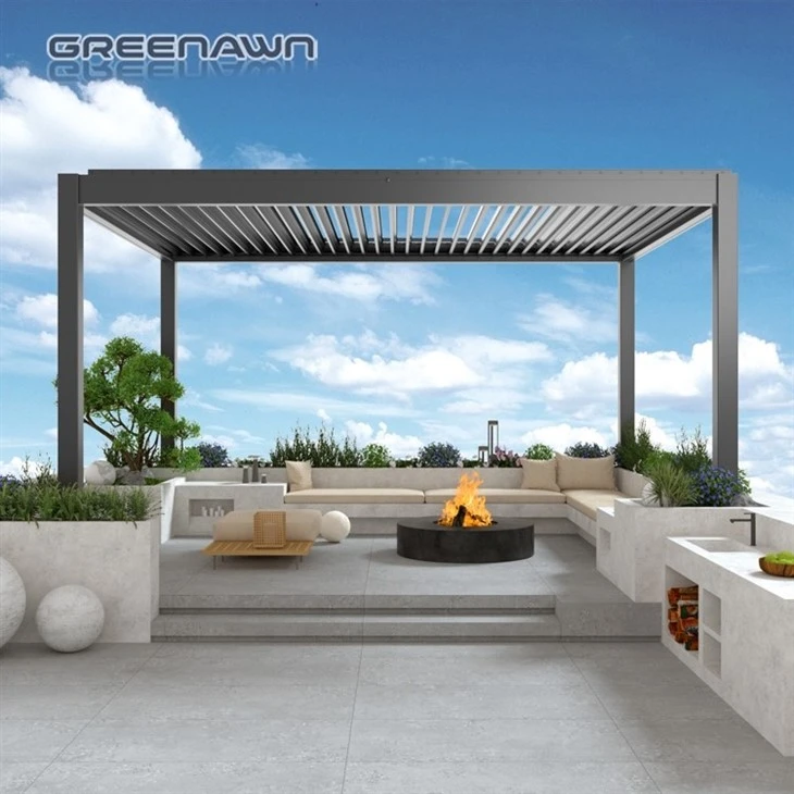 Best Garden Outdoor Pergola With Metal Roof